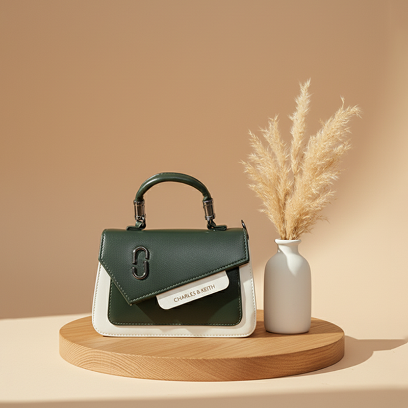 Elegant Two-Tone Bag 