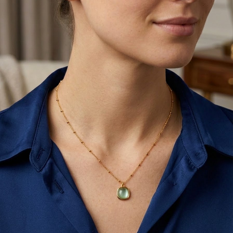 Aqua Marine Necklace 